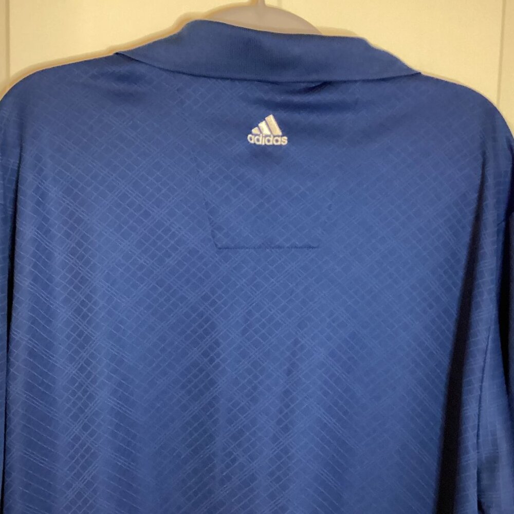 Adidas Cilmacool Men's Size XL Blue Polo Short Sleeve Golf Shirt T-Shirt Golfing - Picture 6 of 8